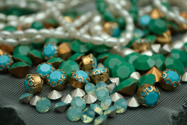 istock Colourful clothes beeds decorations 536949891