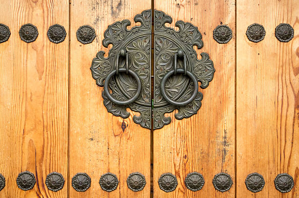 Traditional Korean door knockers.