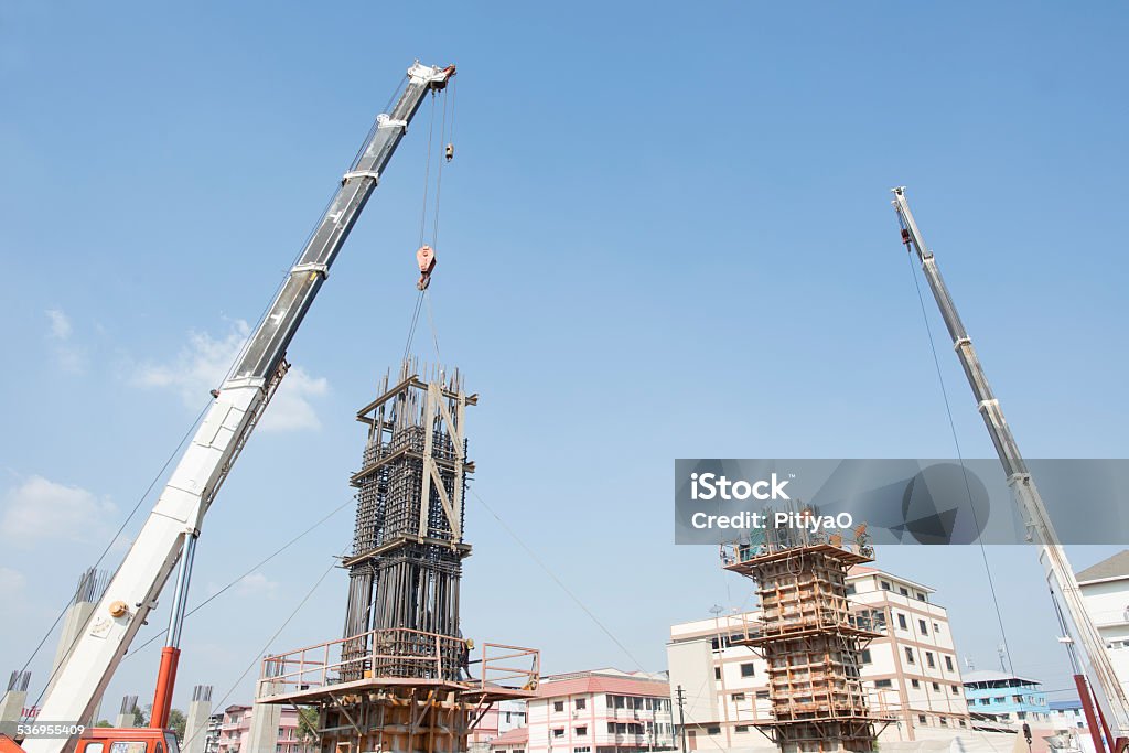 construction site workers construction site workers of the railway. 2015 Stock Photo