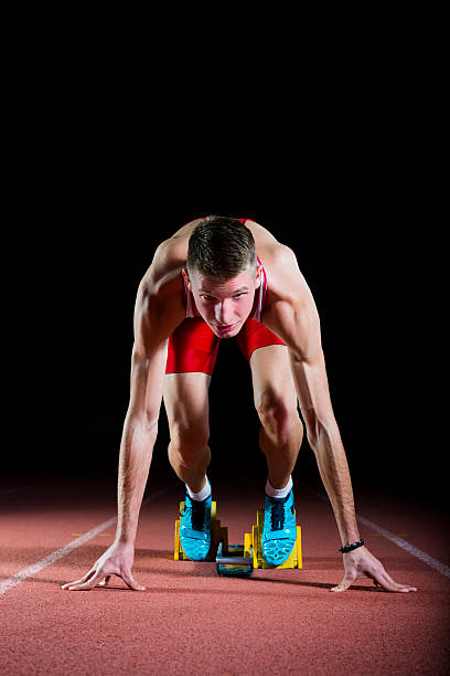 istock Athlete on the starting block 536957031