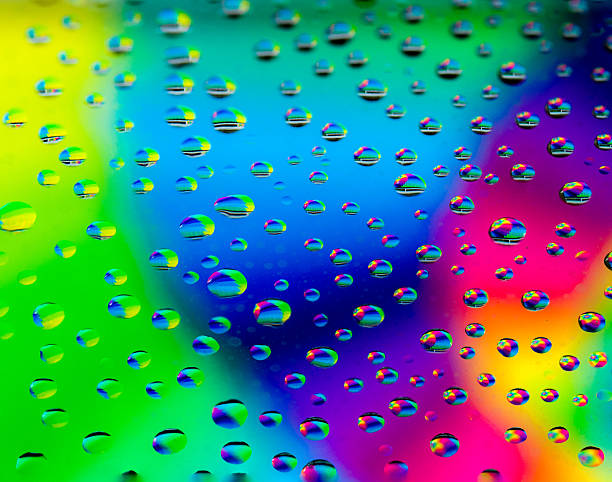 istock Background of water drops on glass 536957755