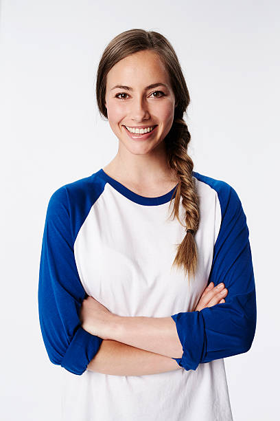 istock Smiling beautiful brunette woman, portrait 536962720