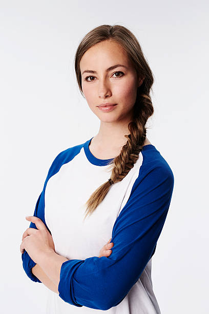 Confident and cool young woman, portrait