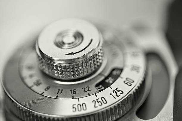 istock Vintage Camera Detail Showing Shutter Speed and Light Meter Window 536970008