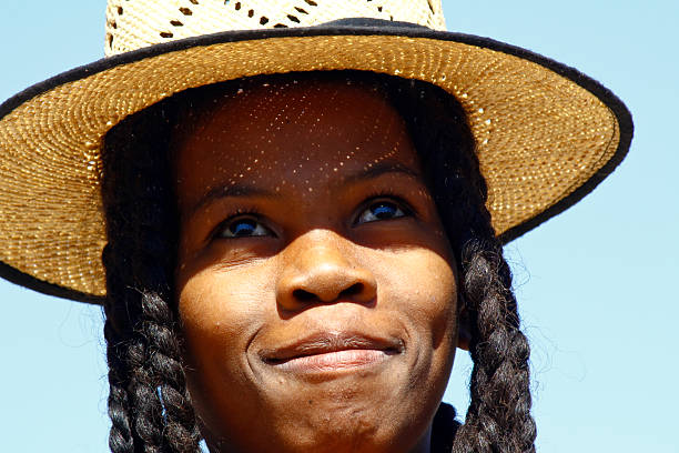 istock Happy attractive african girl, Madagascar 536971025