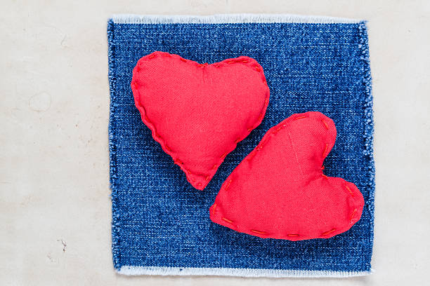 istock Valentines background  Handmade hearts old paper 536974147