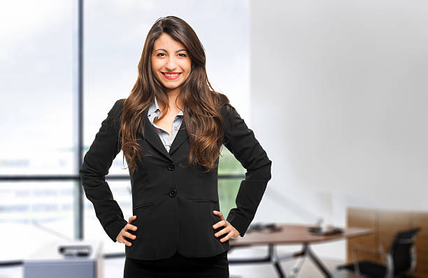 istock Smiling businesswoman in her office 536975303