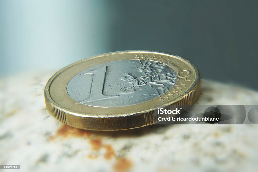Euro Coin 2015 Stock Photo