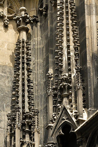 istock Gothic element of St. Stephen's Cathedral in Vienna, Austria 536978199