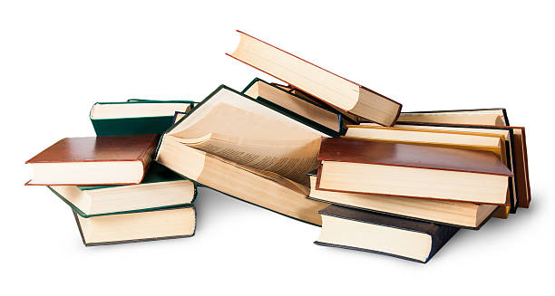 istock Piled on a bunch of old books 536978289