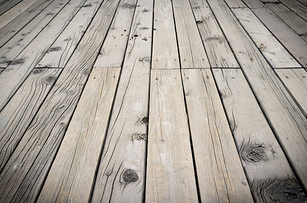 istock Grunge natural wood plank texture background. 537015003