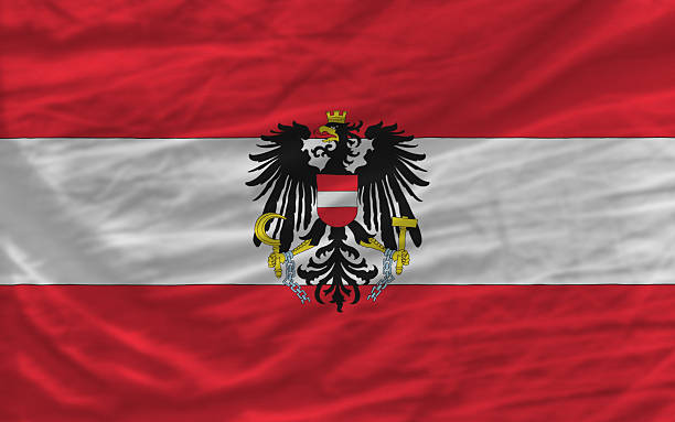 istock complete waved national flag of austria for background 537016255