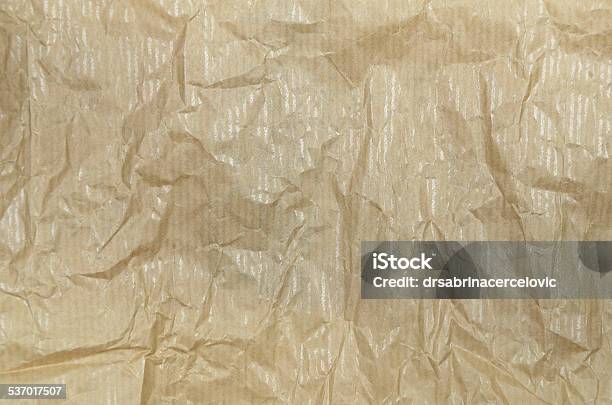 Creased Greaseproof Paper Detail Stock Photo - Download Image Now - 2015, Backgrounds, Blank
