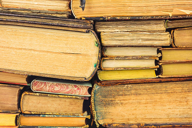 istock Pile of different old books 537017869