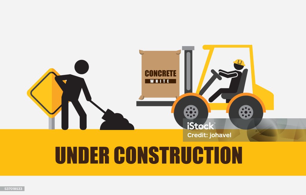 under construction under construction design, vector illustration eps10 graphic 2015 stock vector