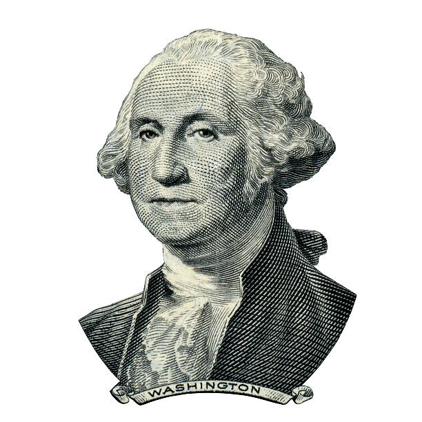 istock President Washington George portrait (Clipping path) 537039243