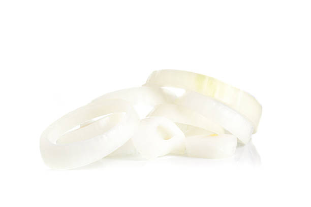 istock Ripe onion on a white background 537044025