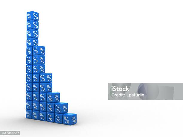 Percents Stock Photo - Download Image Now - 2015, Agreement, Blue