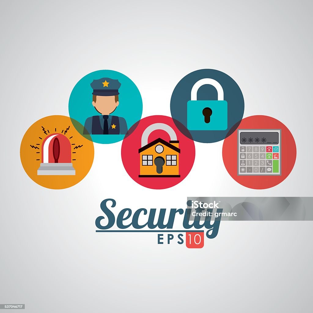 Security Signs Vector Security Design Vector Illustration Stock Illustration - Download Image ...