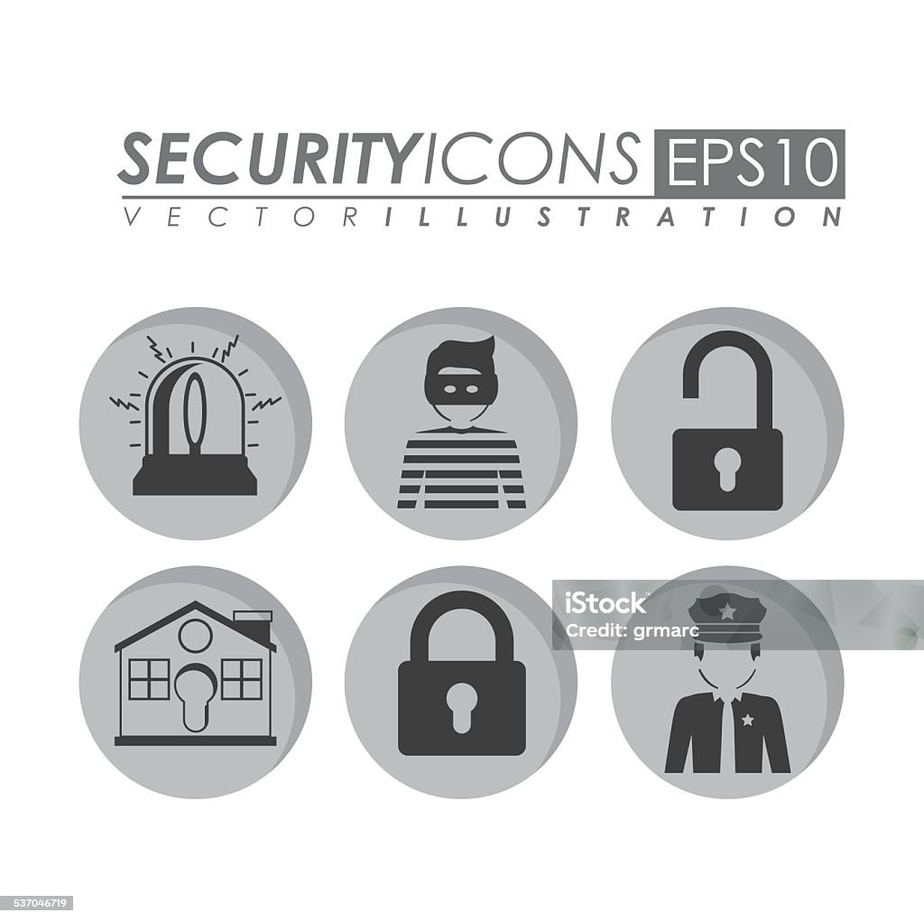Security Design Vector Illustration Stock Illustration - Download Image ...