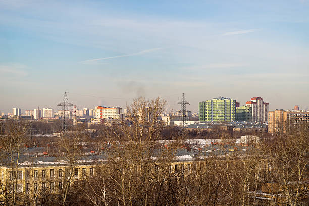 istock Moscow outskirts skyline 537058265