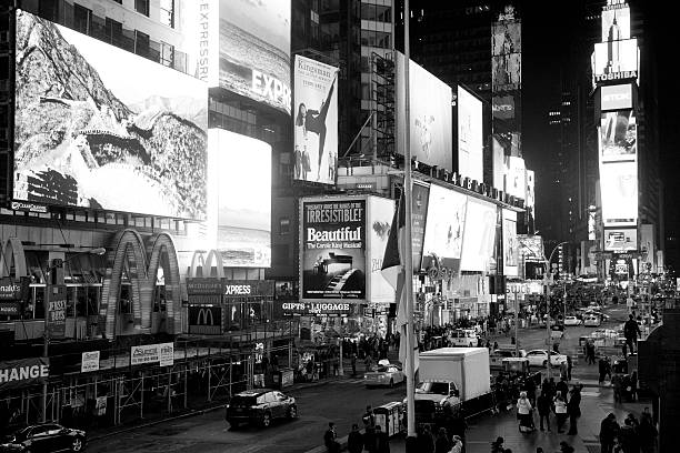 istock Time Square in New York City at night 537058459