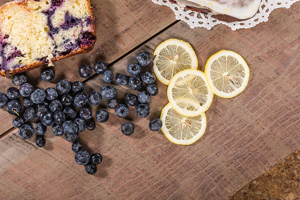 Blueberry lemon coffee cake