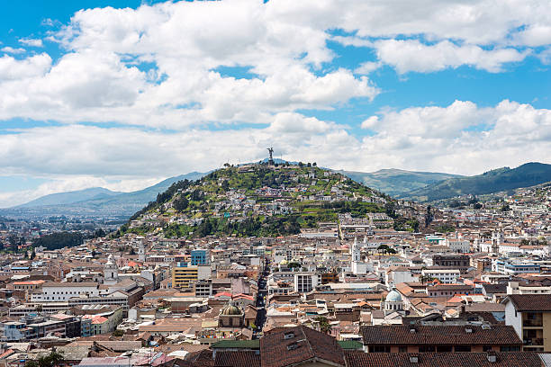 Historical center of old town Quito