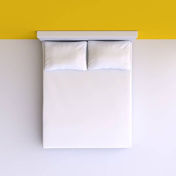 istock Bed with pillows in the corner room, 537060841