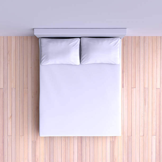 istock Bed with pillows in the corner room, 537060849