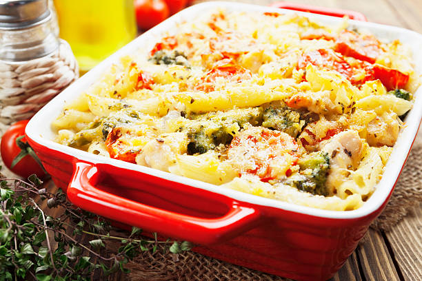 istock Casserole pasta with chicken and broccoli 537064317