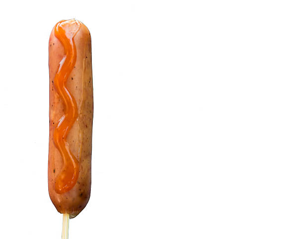 istock Sausage topped with chili sauce. 537073749