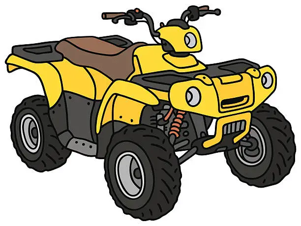 Vector illustration of All terrain vehicle