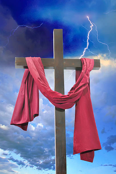 istock cross against the sky 537077753