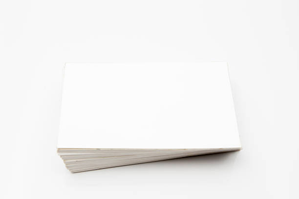 istock Pile of Blank namecard 537080823