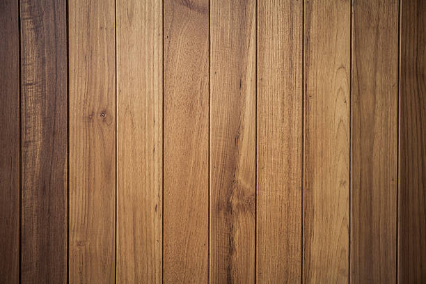 istock Big Brown wood plank wall texture background 537094697