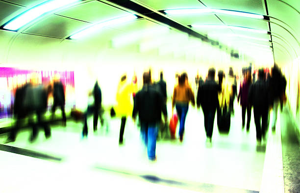 istock The subway platform dock,Business people activities. 537094795