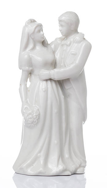 istock White porcelain marriage doll 537095379