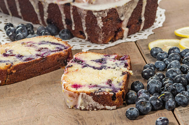 istock Blueberry coffee cake loaf with blueberries 537095719