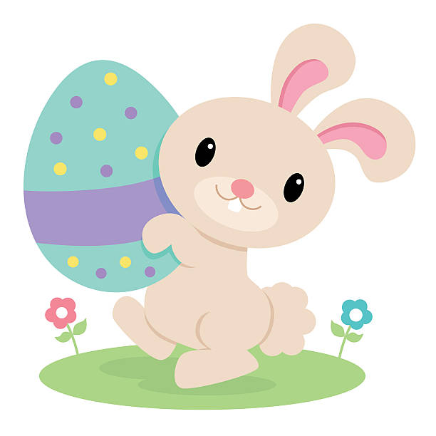 Easter Bunny vector art illustration