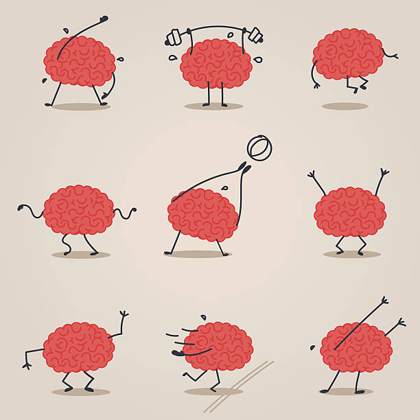 Brain Character Vector Brain Character