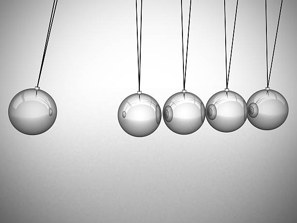 istock Close up of Newton's cradle 537100387