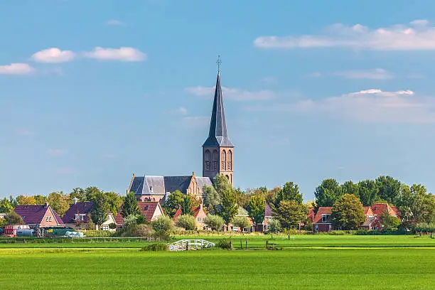 Photo of Small Dutch village in the province of Friesland