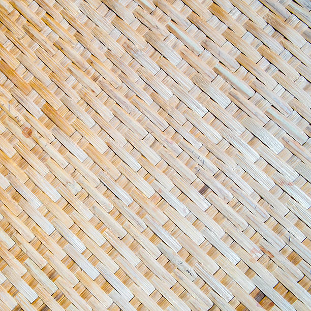istock Pattern of Thai style bamboo handcraft background 537115669