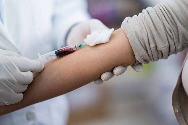 istock Woman donating blood 537115731