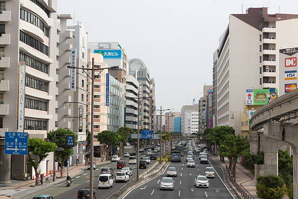 istock Naha Cityscape in Okinawa, Japan 537117469