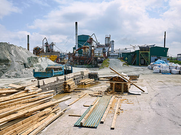 istock Industrial landscape, factory 537118387