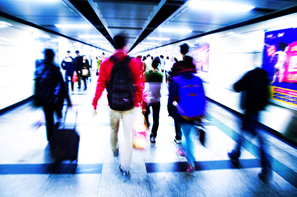 istock The subway platform dock,Business people activities. 537120211