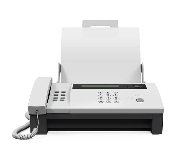 fax su carta - fax paper foto e immagini stock