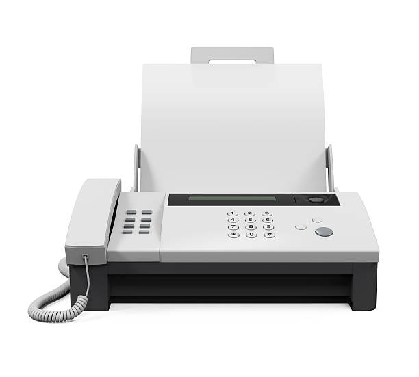 팩스 머신 종이 - fax paper 뉴스 사진 이미지